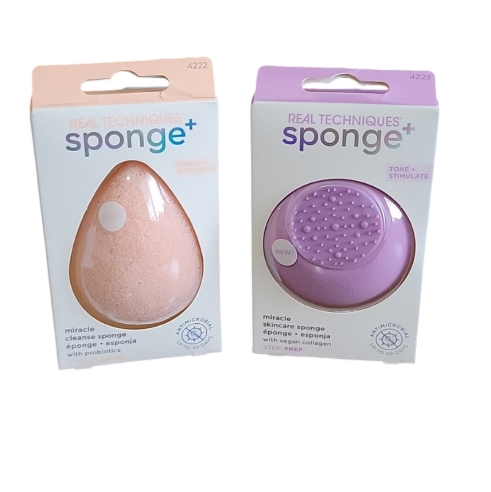 Real Techniques Cleanse Sponge & Skincare Sponge